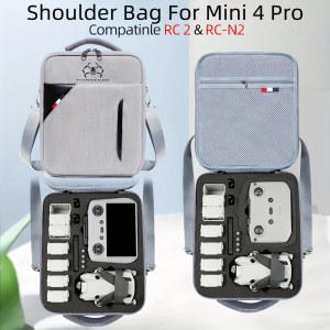 미니 4 프로용 보관 가방 숄더백 여행용 케이스 미니 4 프로 RC 2 RC N2 컨트롤러 드론 용 휴대용 상자