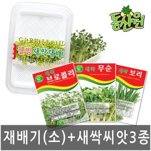 재배기 소형 새싹씨앗 3종 Set 새싹씨앗 무순 보리 밀