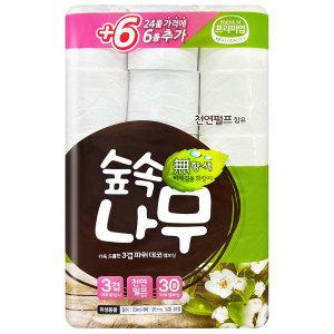 모나리자 숲속나무 프리미엄 3겹 30롤