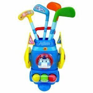 제우스 로보카폴리 굿샷골프 골프백포함 세트 구성 바퀴 장착 어린이집 완구 장난감 선물