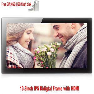 셀리몽 371101 HDMI 디지털 포토 프레임 전자 앨범 IPS 스크린 사진 비디오 음악 시계 달력 기능 지원 133