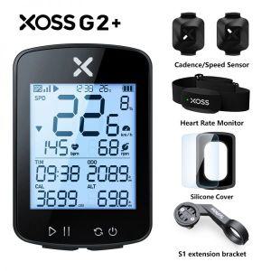 자전거 속도계 거치대 XOSS G + G2 플러스 사이클링 컴퓨터 GPS 2 세대 무선 블루투스 트래커 방수 로드 MT