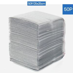 냉동 식품 보관 보냉 은박 지퍼팩 50p 25x25