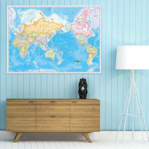 [유토피아]GDM 전세계 지도 월드맵 포스터 77x107cm 세계지도 전세계지도 지도포스터 나우맵지도
