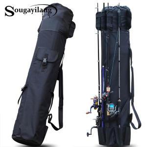 접이식 휴대용 루어대하드케이스 낚싯대 릴 낚시 가방 다기능 블랙 그린 도구 120cm