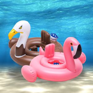 아동 보행기튜브 물놀이튜브 플라밍고 독수리 캐릭터 수영 물놀이용품