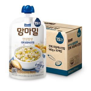[매일유업] 맘마밀 안심밥상 전복모듬채소 140g 10팩