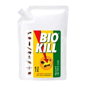 비오킬 1L 대용량 / 살충제 바퀴벌레 개미 진드기 나방 좀벌레 벼룩 모기 파리 해충