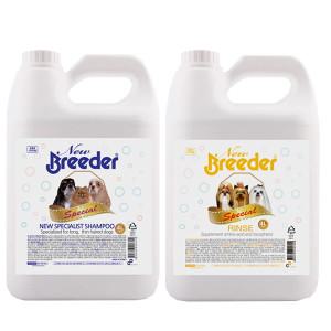 [친절한도그씨]브리더 샴푸/린스 대용량 4L 애견샴푸 강아지목욕