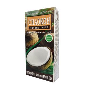[태국] CHAOKOH 코코넛 밀크 1000ml / COCONUT MILK 글루텐프리 차오코 파스타 커피 대체우유 비건 vegan