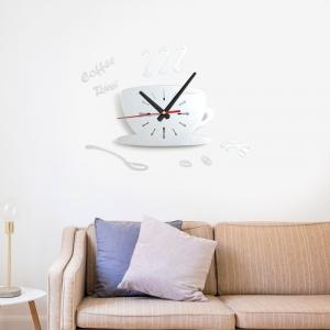 붙이는 DIY 벽걸이 시계 아트월 인테리어 커피타임 만들기 조용한 거실 포인트 주방