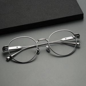 일본 초경량 안경테 타 원형 둥근 티타늄 가벼운 c42