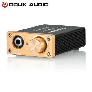 휴대용앰프 Douk AudioU3 미니 퓨어 클래스 A 헤드폰 앰프 HiFi 초소형 홈 데스크탑 스테레오 HD580/HD600/