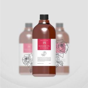 피부관리샵 대용량 아로마오일 마사지 장미향 1000ml_MC