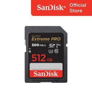 SOI 샌디스크 익스트림 프로 SD카드(300MB/s) 512GB, V90 / SDXD