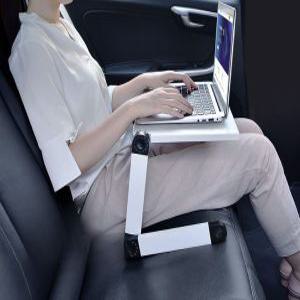 노트북 거치대 접이식 테이블 받침대 휴대용 자동차용 스탠드 높이조절