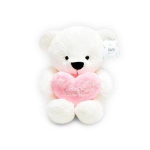 곰봉제 인형 곰인형 누리베어하트(중형-75cm)(핑크) 선물용 중형 테디베어 완구