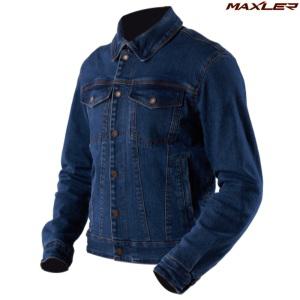 맥슬러 데님 라이딩자켓 (남자, 진청색)/마블/Marble Denim riding jacket (man, deep blue)