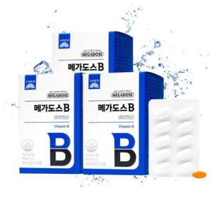 고려은단 메가도스B 비타민B군 850mg x 60정 3박스_MC