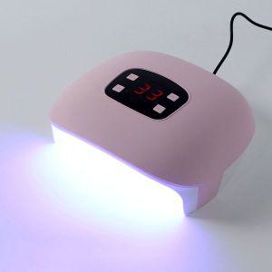 [오너클랜]타이머 UV LED 젤네일 램프 핑크 셀프네일