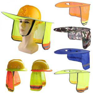 안전모햇빛가리개 안전모그늘이 하이바 건설 노동자용 반사 모자 커버 안전 하드 목 보호대 헬멧 여름 태양