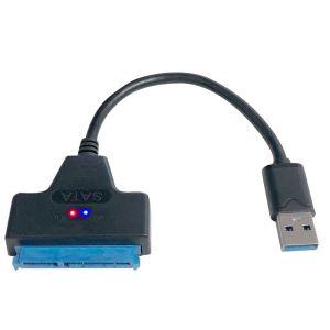 [블루마켓]USB3.0 to SATA3 2.5 SSD 외장하드케이블 변환젠더 SATA컨버터 SATA변화 SATA젠더 USB어뎁터