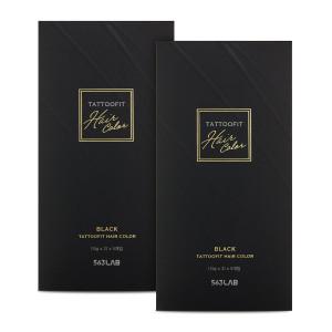 563랩 타투핏 헤어 컬러 블랙 2세트 (10개입) 코스트코 대용량 화장품 선물