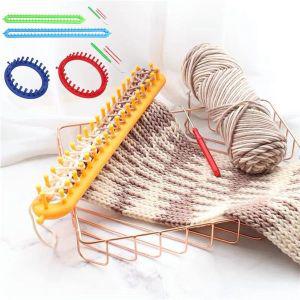 [오너클랜]초보자 DIY 뜨개질용 도구 2종세트 목도리형 원형