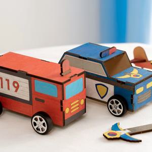 206 민화샵 자석 장난감 자동차 만들기 색칠 놀이 키트