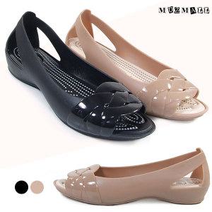 [뮤즈몰] ZH2019 / 3cm통굽 여성 젤리슈즈 샌들 아쿠아 여름 플랫단화 로퍼 신발