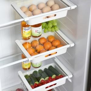 틈새 수납 서랍형 계란보관함 화이트 냉장고 과일 달걀 정리 에그 트레이