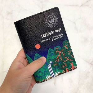 [NS홈쇼핑]남성 한국 전통 프린팅 가죽 여권 케이스[33583373]