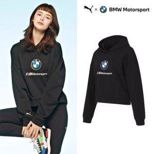 [푸마스포츠] BMW 트레이닝 여성 2종세트 블랙