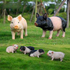 돼지 조형물 정원 카페 장식품 뒷뜰 소품 돼지가족