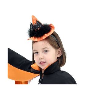 [오너클랜]오렌지 벳 마녀 모자 머리띠  할로윈 파티 클럽 용품 소품