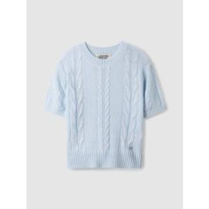 [후아유]여성 Summer Aran Cable Boucle Sweater WHKAE2692F