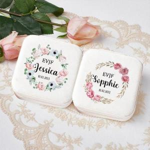 개인 쿠키상자 맞춤 보석 상자 반지 여행 소녀 케이스 편지 이름 들러리 제안 선물 결혼식