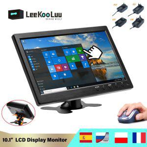 카플레이모니터 내비게이션 LeeKooLuu 10.1 인치 HD 1024*600 LCD MP5 가정 보안 TV VGA USB AV 입력