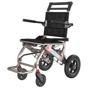 초경량 휠체어 접이식 휴대용 노인 여행용 기내용 장애인 수동 어르신 라이트 차량 적재 가능 알루미늄