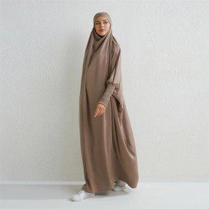 여성 무슬림 아바야 후드 스모킹 슬리브 원피스 기도 드레스, 질밥 이슬람 의류, 두바이 사우디 블랙 가운, 터키식 겸손