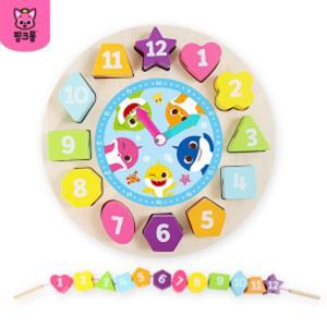 EK 핑크퐁 아기상어 시계블럭퍼즐 P354 초등 유아 아동 키즈 아이들 어린이 장난감 완구선물