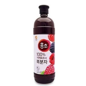 쿨샵 청정원 홍초 복분자 희석음료 숙성발효초 1.5L