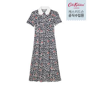 [캐스키드슨] 숏 슬리브 미디 셔츠 드레스 마블 하트 (CK-F106247018366257_SET)