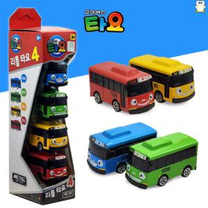 리틀 타요 버스 4종 미니카 모형 장난감 차 자동차 놀이 유아 어린이 조카 생일 선물
