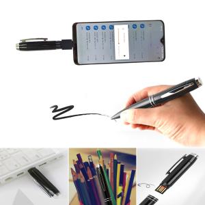 펜 녹음 고음질 볼펜 녹음기 USB 메모리 필기 장시간 원터치 보이스 레코더
