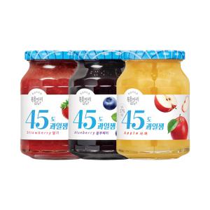 복음자리 과일잼, 딸기, 350g, 1개 + 블루베리, 350g, 1개 + 사과, 350g, 1개