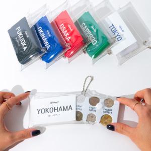 일본 엔화 동전지갑 투명 케이스 포함 필수품 홀더 키링
