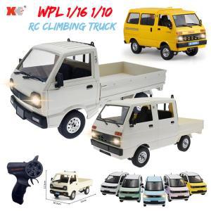 WPL D12 1/10 RC 자동차 D32 1/16 D12Mini 원격 제어 LED 조명 등반 트럭 드리프트 장난감 남아용 선물