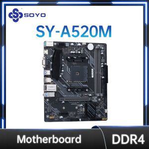 마더보드 메인보드 Soyo의 AMD Dragon A520M 마더 보드 라이젠 5 CPU (3600/4650g/5600g/5600x) M.2NVME SS