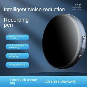 녹음기 미니 지능형 음성 제어 사운드 장치 100 시간 작업 휴대용 소음 감소 자기 흡수 4-32G